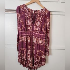 Free People High Low Ruffle Dress